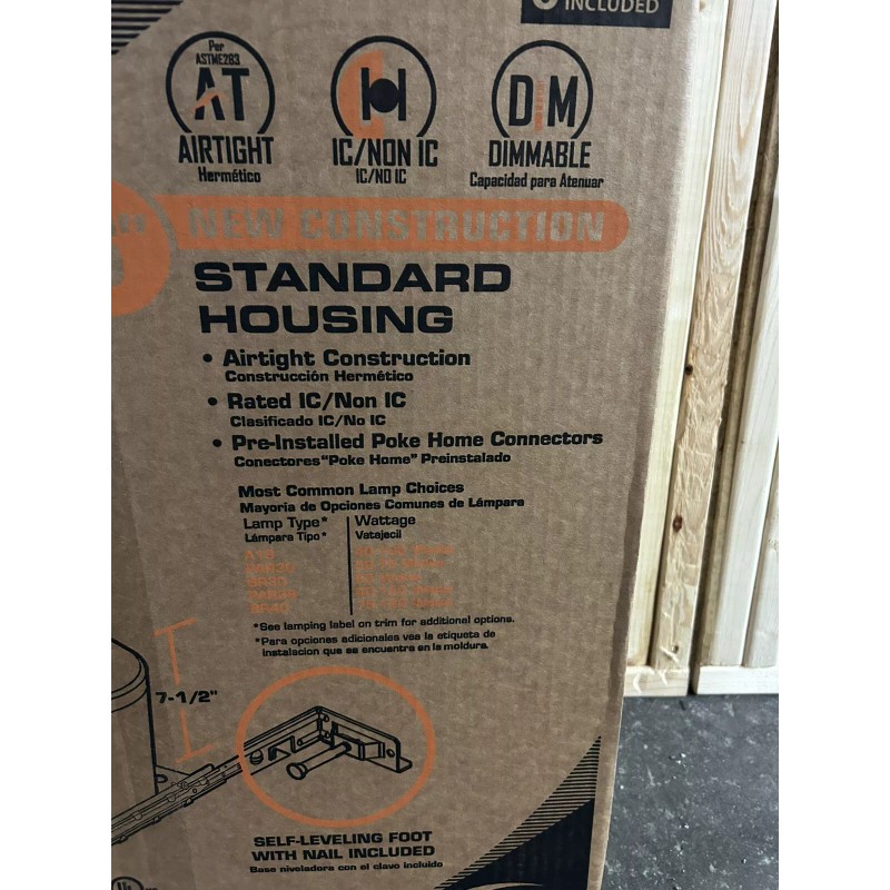 AH LIGHTING 6" Inch New Construction Recessed Can Light Housing
