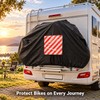 RV Caravan Rear Bike Cover for 1-2 Bicycles, 210D Oxford