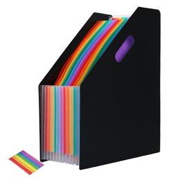 Files Folder Organizer 12/Accordion File Organizer Expandable Binder Pagination Office Supplies