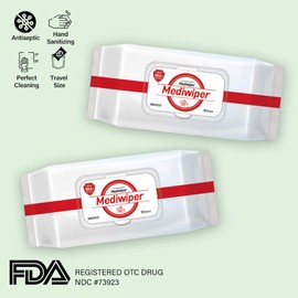 Refreshing Wet Wipes Travel Size Alcohol-Free Wipe Sanitizes/Cleans/Deodorizes Bulk Wipes (80 Wipes, 80 x 1pk)