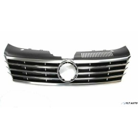 YLT Auto Fit 2013 2014 2015 16 2017 Volkswagen CC Black&Chrome Front Bumper Upper Grille