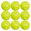 XILOMG .Outdoor Pickleball Balls 12 Pack - 3.3mm Polymer Construction