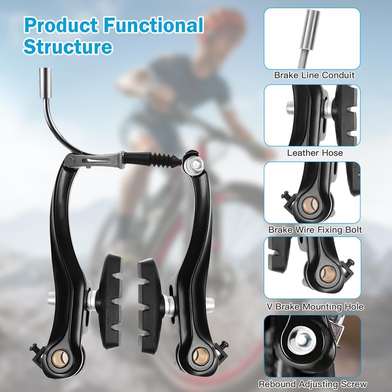 Bicycle Brake Set, Bicycle Brakes, Aluminium Bicycle Brake, V Brake