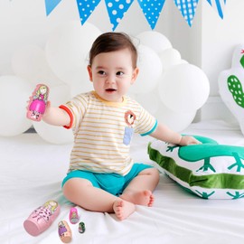 HYCLES Nesting Dolls for Kids for Kids Xmas Gifts Matryoshka for Boys Girls Wooden Toys Rabbits