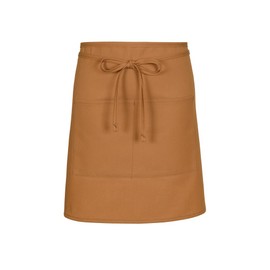 FAME F28 Two Pocket Half Bistro Apron - Nutmeg (WFA82379NU)