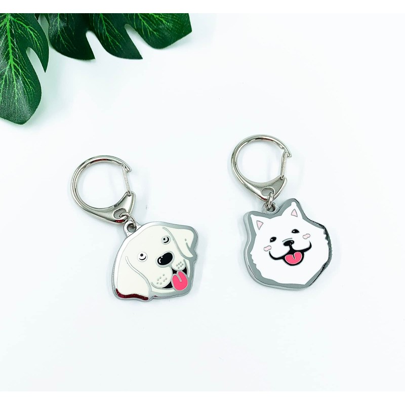 MEIAOJIA Dog Name Tag, Pendant, Metal Design, Can be Used