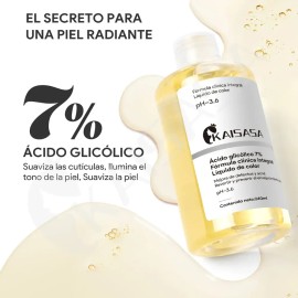 Kaisasa Solución Dermocosmética Tónico Reparador Anti Acné Ácido Glicólico para todo tipo de piel