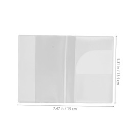 Healeved 5pcs Passport Holder Wallet Thickened Travel Document Organizer with Multiple Card Slots Clear Protector Case for Ids and Credit Cards Stylish and Portable Travel Essential