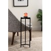 Kate and Laurel Aguilar Modern Mirrored Round Drink Table, 9