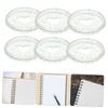 DOITOOL 50pcs Discbound Binding Discs for Planners and Notebooks Lightweight