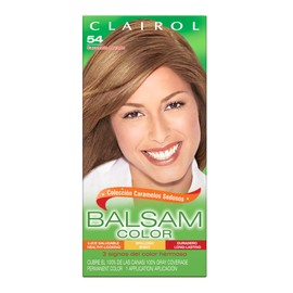 Clairol Balsam Permanent Hair Color, 54 Light Golden Brown, 1 Count