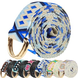 Yoga Strap for Stretching Yoga Belt Adjustable Straps for Yoga Non Elastic Yoga Stretching Strap Yoga Exercise Straps for Pilates (L)