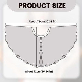 Baisdan Women's 1920s Shawl Wraps, Sequin Beaded Shawl Wrap Evening Cape Shawl Gatsby Faux Pearls Necklace Bracelet Set for Evening Dresses Wedding Party Apricot