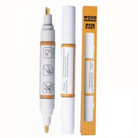 DGAGA 2PCS Wood Burning Pens,Wood Burning Pen for Heat Gun,Heat Activated Pen for Craft,Pen for Wood Burning,Wood Burner Pen for Stencil,Etching Marker,Wood Working Tools & Accessories on Wood,Canvas