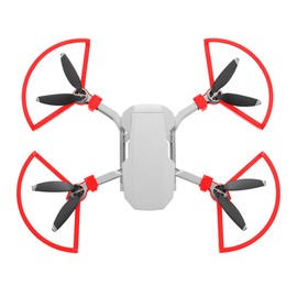 Hensych 4pcs Quick Release Propeller Protector Props Blad Ring Cover Guard Wing Fan Protective Kit for Mavic Mini/Mavic Mini 2 Drone Accessories (Red)
