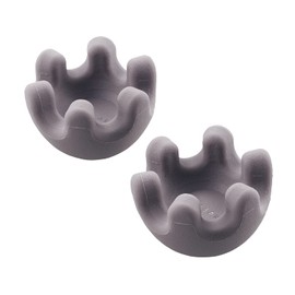 Elecom HCK-FAESGYL Eklea Stretch Foot Stretch Ball, Press Point Refresh, Office Stretch, Soft, Pressure Point Egg, Light Gray