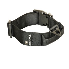 FDC® Dog Tactical Collars with Handle Heavy Duty Training Military Army Width 1.5in Plastic Buckle TAG Hole Medium Large M, L, XL, XXL (M: Neck 12" - 14", Black)