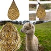4 Pcs Hay Bags for Horses: 42 inch Long Slow