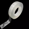 NANO Clear Nano Double-Sided Adhesive Traceless Removable Washable Tape 1"