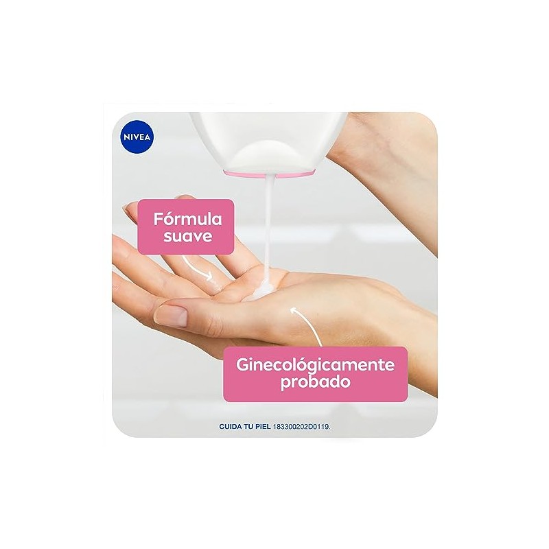 NIVEA Jabón Íntimo Femenino Cuidado Suave (250 ml) con Extracto