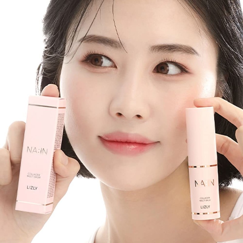 LIZLY Stick Balm, Moisturizing, Korean Cosmetics, Multi-Balm, Drying, Whitening, Wrinkles,