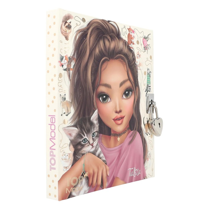 Depesche TOPModel Kitty and Doggy 12957 Diary in Beige with