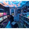 FUSLITE,2025 New ， 3D Thundercloud LED Light Cotton Lightning Cloud