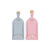 Splosh Mr and Mrs Luggage Tags Wedding Gift Set