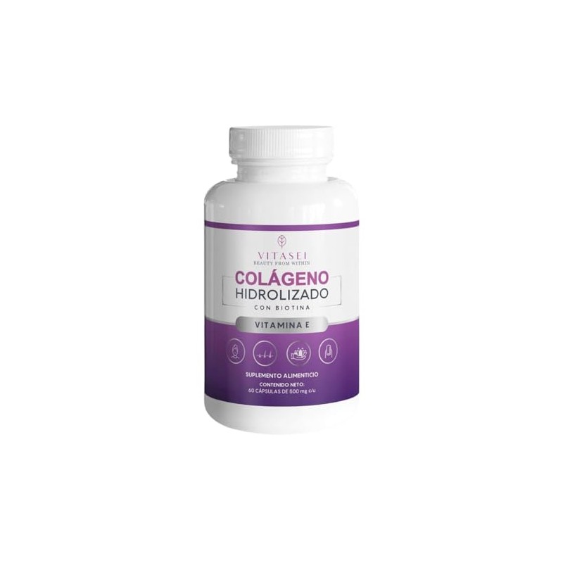 Pack Colágeno Hidrolizado Cápsulas Vitaminas Biotina Fortalece Articulaciones Cabello Uñas