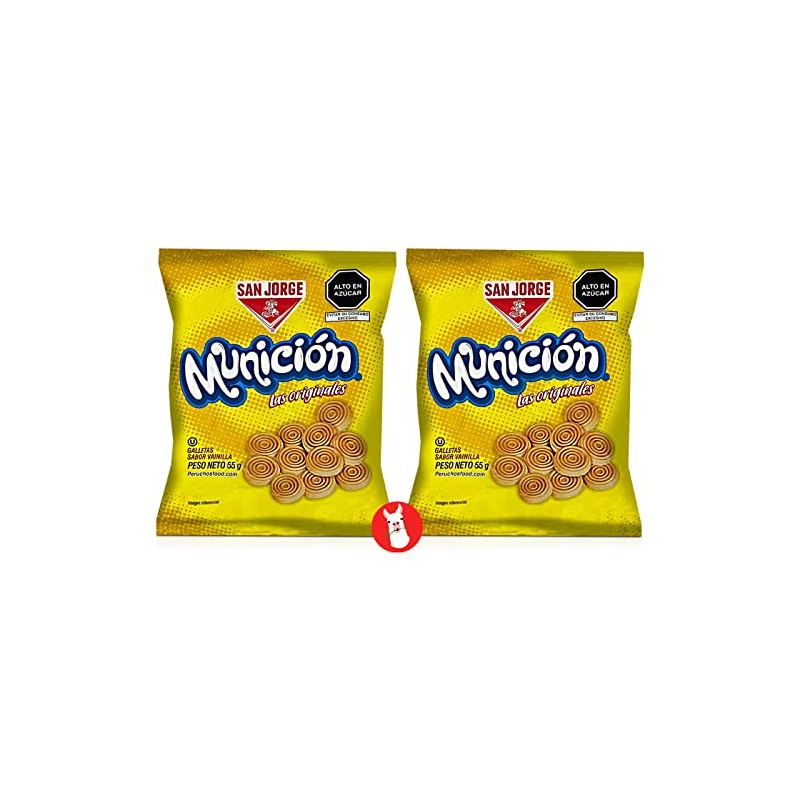 San Jorge Galletas Munición Vainilla | Peruvian Municion Vanilla Cookies