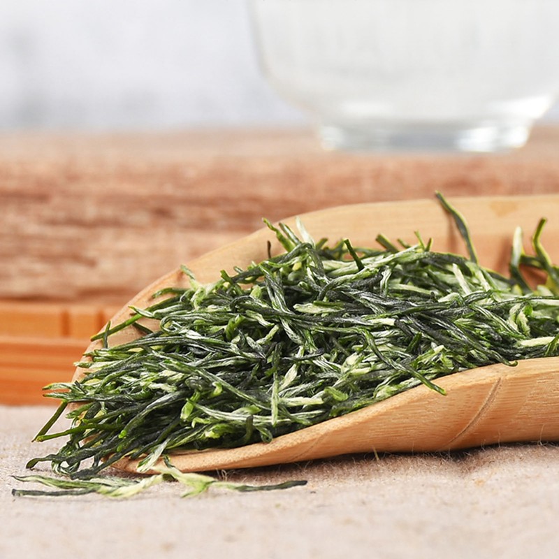 1 Box Green Tea Pure Natural Long Strip Shape Chinese