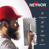 NEYNOR® Plastering Notched Trowel - Stainless Steel Plaster Trowel -
