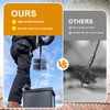 Stainless Steel 6 Inch Round Chimney Cleaning Brush with 1/4"