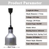 Hanging Food Heat Lamp Retractable Food Warmer Ceiling Mount Heating