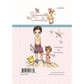 Little Darlings Little Sister and Sand Castle Clear Stamps