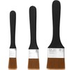 VLUNT 3pcs Acrylic Paint Brush Set Large Flat Nylon Artist