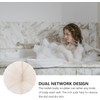 Esponjas Exfoliantes Beige para Baño con Cuerda y Diseño de