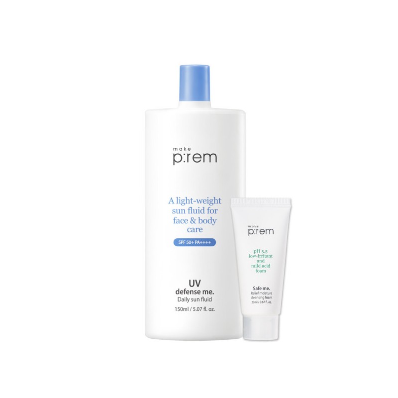 Makeprem UV Defense Me Daily Sunfluid Sun Cream / 메이크프렘