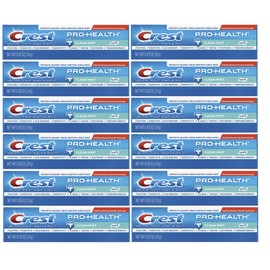 Crest Pro-Health Toothpaste, Clean Mint, Travel Size, TSA Approved, 0.85 Ounce (Pack of 12)