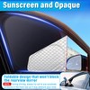 KMF 8pcs Thicken Sun Shades for Honda Pilot 2016-2022 Accessories,