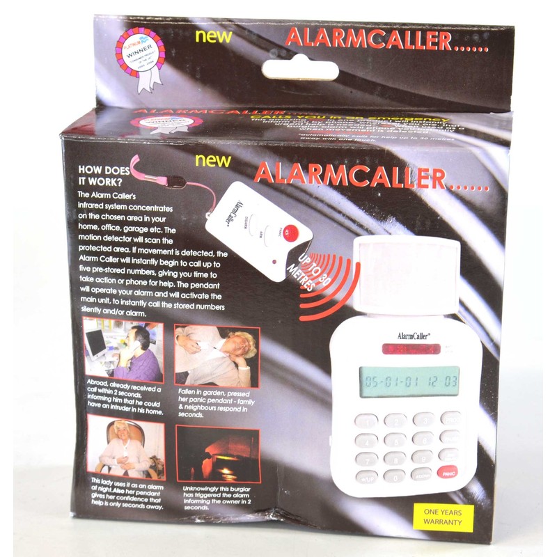 Alarm Caller Panic Intruder Alarm with Remote Pendant