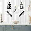 JIVIMOCO Cutting Board Eat Sign Set Hanging Art Kitchen Eat