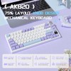 Attack Shark ajazz AK820 Pro Wireless Mechanical Gaming Keyboard Hot