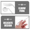 iplusmile Adaptive Curved Utensils, Assistive Eating Tools, Anti-Shake Angled Fork