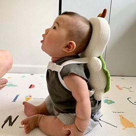 Bebamour Baby Head Guard, Soft and Breathable Baby Headrest Pillow to Protect Against Fall