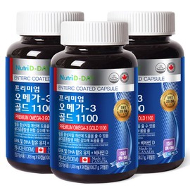 Nutri D Day Premium Omega3 Gold 1100, 90 tablets, 3 units / 뉴트리디데이 프리미엄 오메가3 골드 1100, 90정, 3개