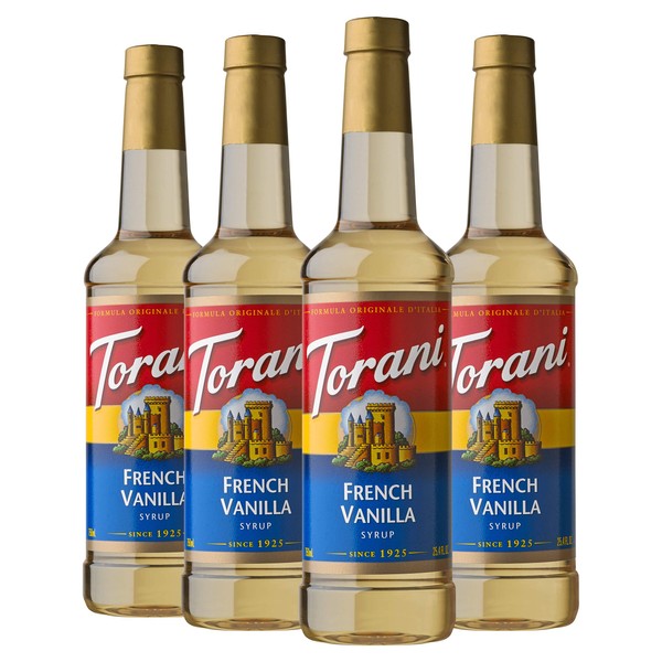 Torani Syrup, French Vanilla, 25.4 Ounces (Pack of 4)
