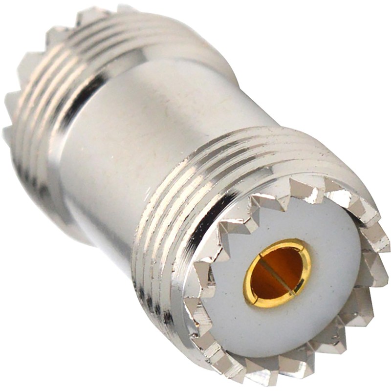 tunghey 4Pack PL259 Barrel Connector, UHF Female to Female Coax