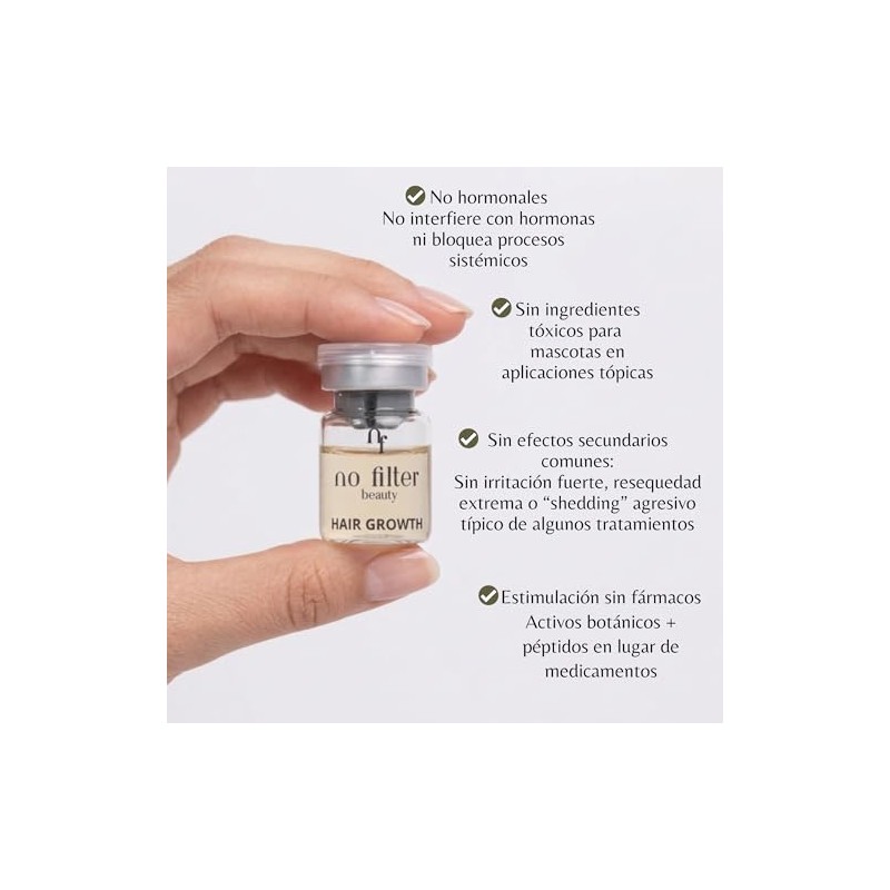 No Filter Beauty Kit de Microinfusión Capilar Hair Growth para