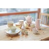 Bloomingville Susie Retro Salt Pot with Lid and Spoon Sugar